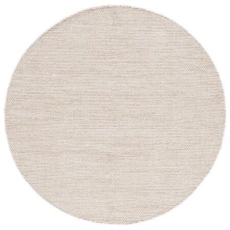 Safavieh 6 x 6 ft. Natura Taupe & Ivory Hand Woven Round Rug NAT776E-6R